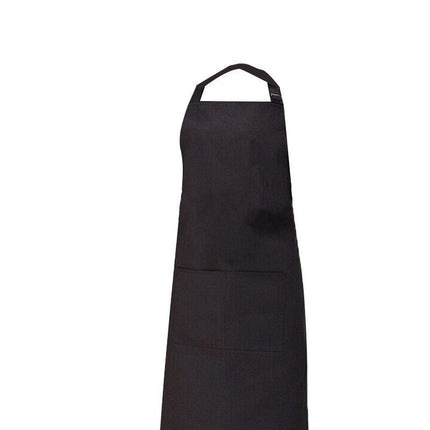 Apron with Pocket 2Pcs Chef Butcher Kitchen Cooking Baking Restaurant Wear - Black.