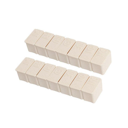 2X 7 Day Weekly Pill Box Medicine Tablet Organizer Dispenser Container Case - Grey.