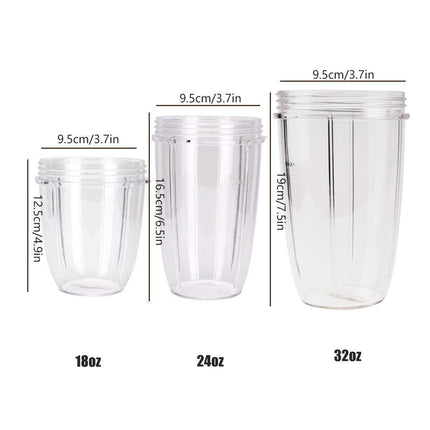 Blender Cups 32OZ 24OZ 18OZ Replacement Accessories Juicer Ice Crushing Blades - 32oz.