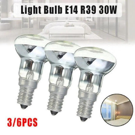 E14 R39 30W Light Bulb for Lava Lamps Screw In Spotlight 240V 3 or 6PCS - 3PCS.