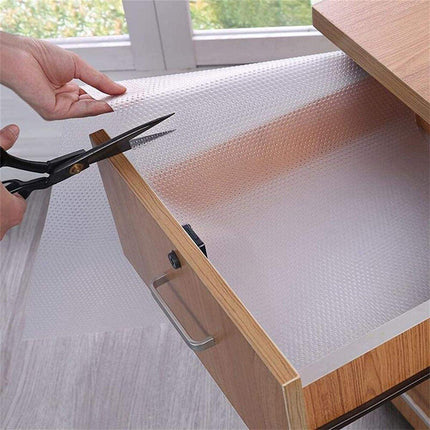 5 Roll EVA Anti Moisture Drawer Mat Cabinet Pad Kitchen Dustproof Placemat - Black Flat-45*150cm.