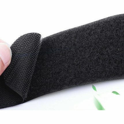 Magic Cable Ties Reusable Winder Coded Organiser Cords Hook Loop Black - 20*300mm  50PCS.