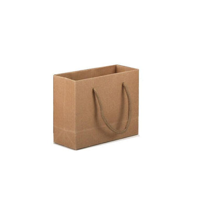 50X Kraft Paper Bags Gift Shopping Carry Craft Brown Bag With Handles - 50PCS  25*20*9CM.