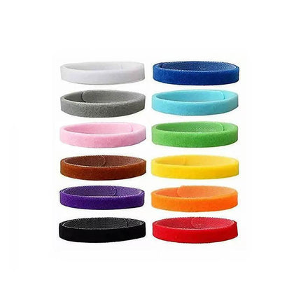 12 Colour Soft ID Collars for Puppies and Kittens Adjustable Pet Identifier Bands.