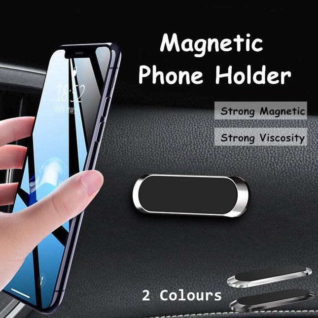 Phone Holder Mount Dashboard Stand for Car Mobile Smartphone Mini Size Grip Pad - Silver -1 Unit.