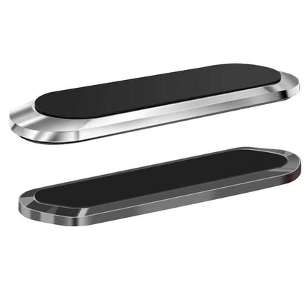 Phone Holder Mount Dashboard Stand for Car Mobile Smartphone Mini Size Grip Pad - Silver -1 Unit.