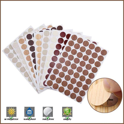 54 X Self Adhesive Decorative Screw Cover Caps Holes Cams Furniture Kitchen 20mm - PC 260.