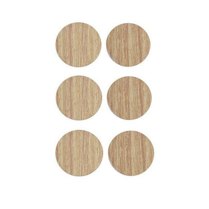 54 X Self Adhesive Decorative Screw Cover Caps Holes Cams Furniture Kitchen 20mm - PC 260.