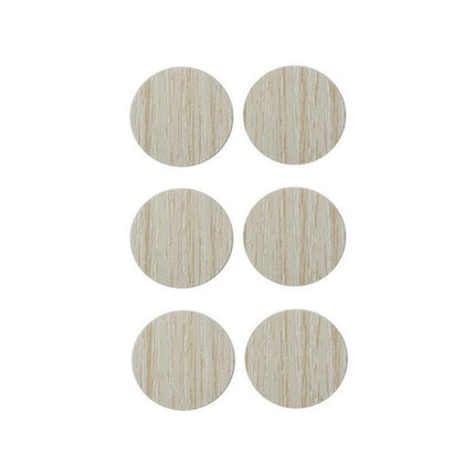 54 X Self Adhesive Decorative Screw Cover Caps Holes Cams Furniture Kitchen 20mm - PC 260.