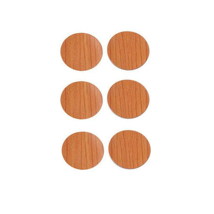 54 X Self Adhesive Decorative Screw Cover Caps Holes Cams Furniture Kitchen 20mm - PC 260.