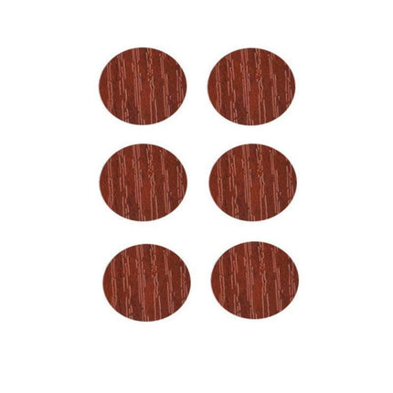 54 X Self Adhesive Decorative Screw Cover Caps Holes Cams Furniture Kitchen 20mm - PC 260.