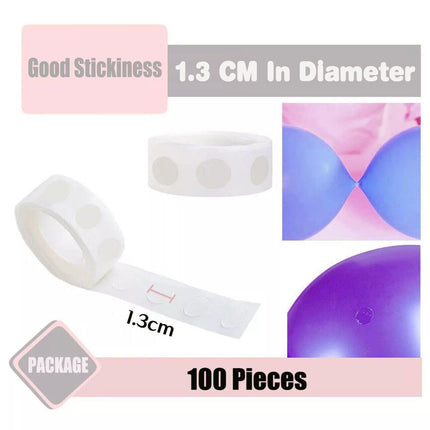 Balloon Glue Dots Photo Adhesive Bostik Party Doubletape Scrapbooking - 5M Double Hole Arch Strip.