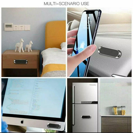 Phone Holder Mount Dashboard Stand for Car Mobile Smartphone Mini Size Grip Pad - Silver *1 Unit.