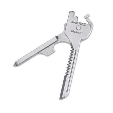 Utili-Key 6 in 1 Key Ring Chain Multi-tool Pocket Knife Screwdriver Swiss Tech.