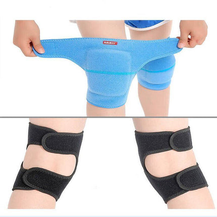 AOLIKES S Size Knee Pad Crash Proof Anti-Slip for Young Users Sports Protection - Rose Red.