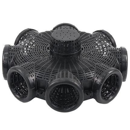 Eight Hole Eel Cage Ground Fish Trap Lobster Fishing Net Foldable Crab Catcher.