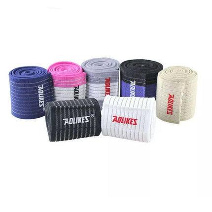 Aolikes Wrist Brace Elastic Bandage Support Sport Gym Wrap Fitness Wristband - Black.