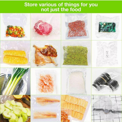 1-10x Commercial Heat-Resistant Vacuum Sealer Rolls for Food Storage - 2 Rolls (22cm x 5m).
