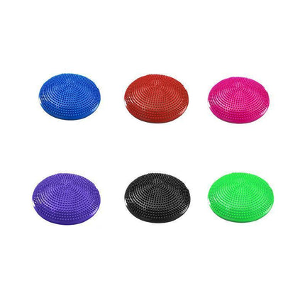 Balance Stability Cushion Wobble Air Disc Ankle Knee Strength Rehab Exercise - Red.