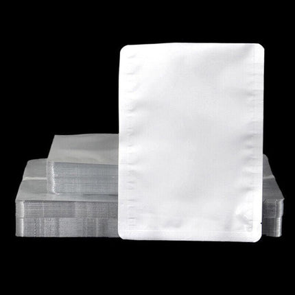 100/200X Aluminum Foil Heat Seal Mylar Food Vacuum Bags 6 Sizes - 25x35cm x 100 PCS.