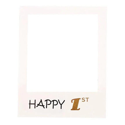 1Th 18Th-60Th Photo Booth Props Picture Frame Wedding Birthday Party Decoration - Happy 50TH.