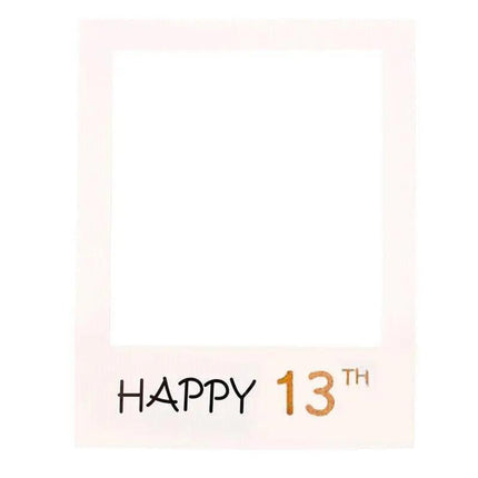 1Th 18Th-60Th Photo Booth Props Picture Frame Wedding Birthday Party Decoration - Happy 50TH.