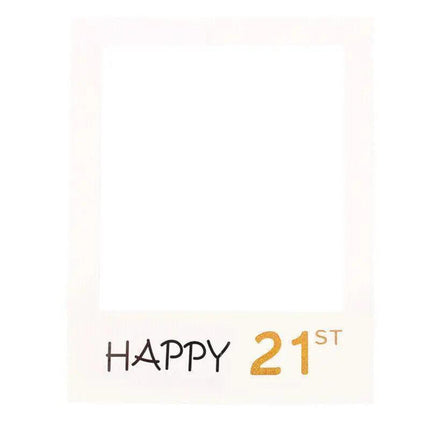 1Th 18Th-60Th Photo Booth Props Picture Frame Wedding Birthday Party Decoration - Happy 50TH.