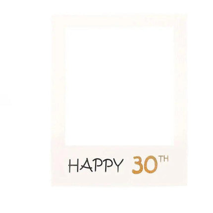 1Th 18Th-60Th Photo Booth Props Picture Frame Wedding Birthday Party Decoration - Happy 50TH.