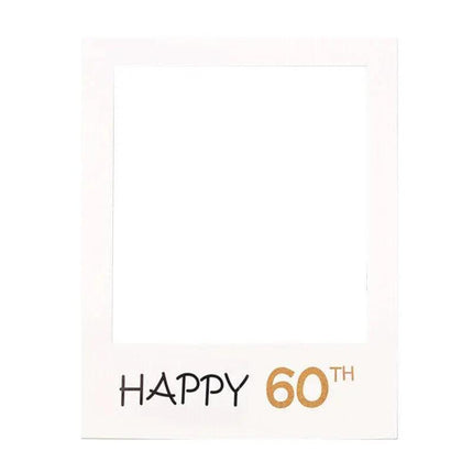 1Th 18Th-60Th Photo Booth Props Picture Frame Wedding Birthday Party Decoration - Happy 50TH.