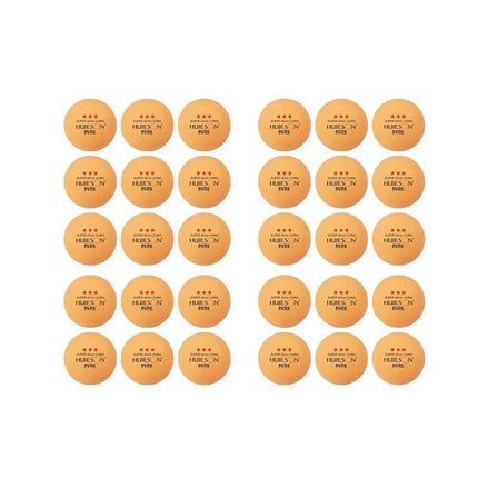 30PCS 3-Star Table Tennis Balls Professional Pingpong Ball Training Ball 40mm - White.