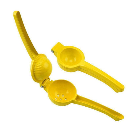 Premium Quality Metal Lemon Squeezer Handheld Juicer Presser Citrus Juice Lime - Red.