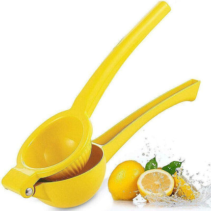 Premium Quality Metal Lemon Squeezer Handheld Juicer Presser Citrus Juice Lime - Red.