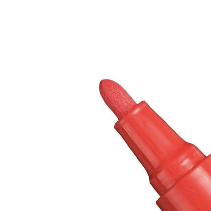 Multicolour Permanent Paint Marker Pens for Tyre Metal Glass Rubber - Red.