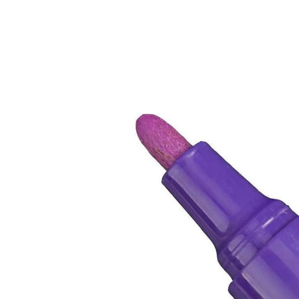 Multicolour Permanent Paint Marker Pens for Tyre Metal Glass Rubber - Red.