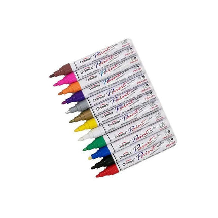 Multicolour Permanent Paint Marker Pens for Tyre Metal Glass Rubber - Red.