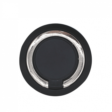 Iring Phone Ring Finger Holder Stand Car Mount Hook For Iphone Ipad Mobile Grip - D- Black.