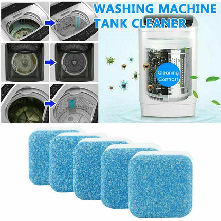 6-48 Pcs Washing Machine Effervescent Tub Bomb Cleaner Remover Deodorant Clean - 6 PCS.