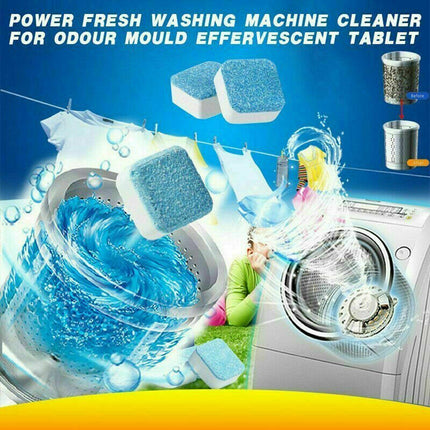 6-48 Pcs Washing Machine Effervescent Tub Bomb Cleaner Remover Deodorant Clean - 6 PCS.