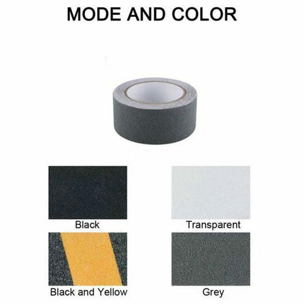 Anti Slip Tape High Grip Adhesive For Flooring Stair Tread - Yellow&Black (5cm x 5m).