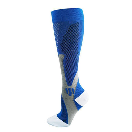 Copper Compression Socks for Running Travel Sports Anti Fatigue Support S/M Unisex - Pink.