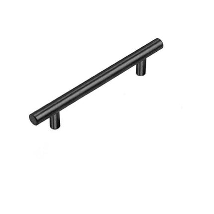 1pcs Black Kitchen Cabinet Door Handles Matte Black Stainless Steel Door Drawer Pull T Bar - 500mm/320mm.