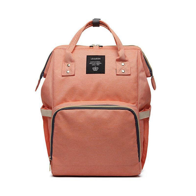 Luxury Multifunctional Diaper Nappy Backpack Maternity Mummy Changing Bag - Wavy Grain.