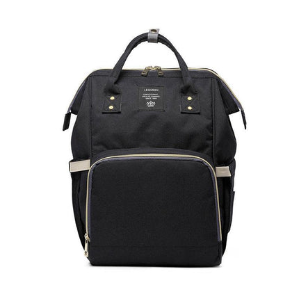 Luxury Multifunctional Diaper Nappy Backpack Maternity Mummy Changing Bag - Wavy Grain.