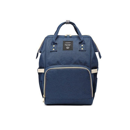 Luxury Multifunctional Diaper Nappy Backpack Maternity Mummy Changing Bag - Wavy Grain.