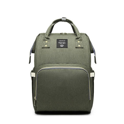 Luxury Multifunctional Diaper Nappy Backpack Maternity Mummy Changing Bag - Wavy Grain.