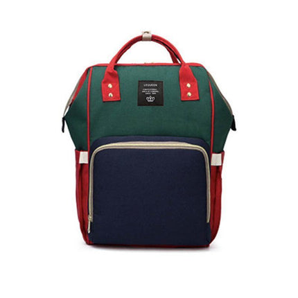 Luxury Multifunctional Diaper Nappy Backpack Maternity Mummy Changing Bag - Wavy Grain.