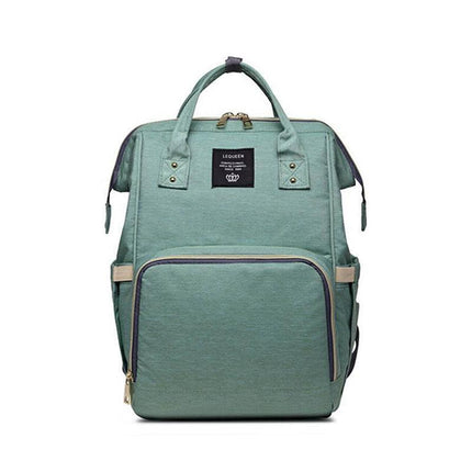 Luxury Multifunctional Diaper Nappy Backpack Maternity Mummy Changing Bag - Wavy Grain.