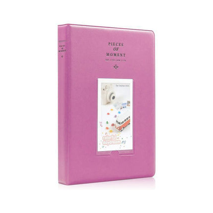 128 Pockets Album Case Storage For Polaroid Photo FujiFilm Camera Film - Blue.