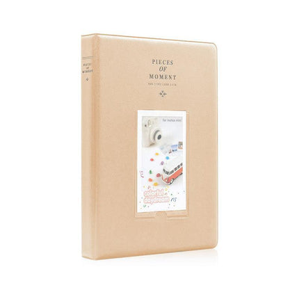 128 Pockets Album Case Storage For Polaroid Photo FujiFilm Camera Film - Blue.