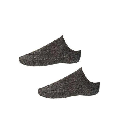 5X Pairs Low Cut Socks Cotton Soft Breathable Non-Slip Casual Ankle - Black (5 Pairs).